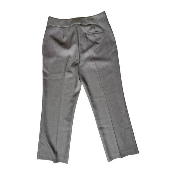 Hobbs London Tailored Gray Houndstooth Trousers - Size 8 $270 - Picture 2 of 8